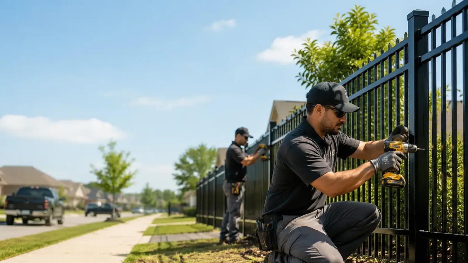 Metal Fence Installation in Transylvania, LA